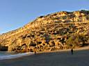 caves in Matala