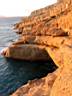 view from Matala caves