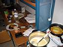 pancakes cooking