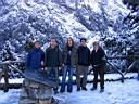 snow near Samaria gorge